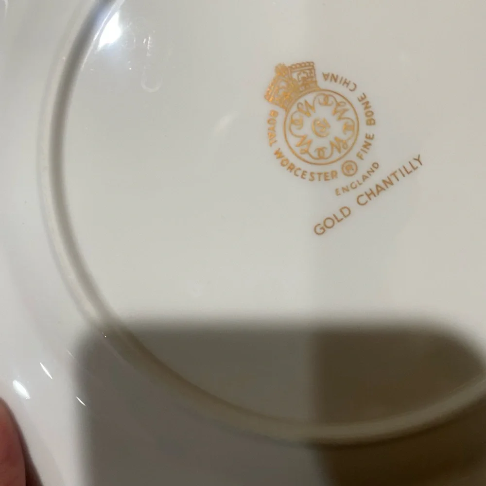5 gold chanty 8”‎ plates